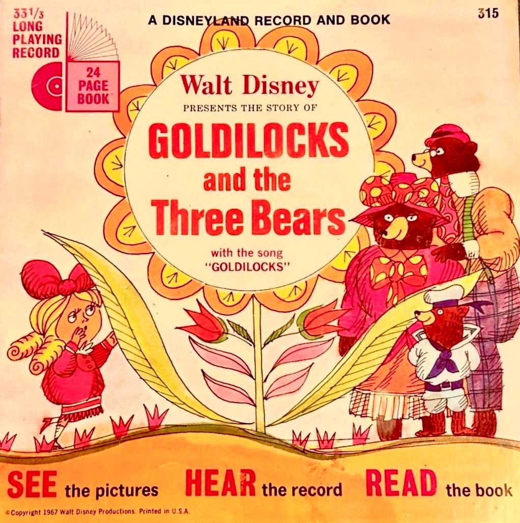 Your Choice! Vintage Walt Disney Storybook Record & Book 33RPM 7in