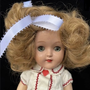 Vintage Mary Hartline Doll | P-91 Toni Body & Mohair Wig | 16” | Circa 1950’s