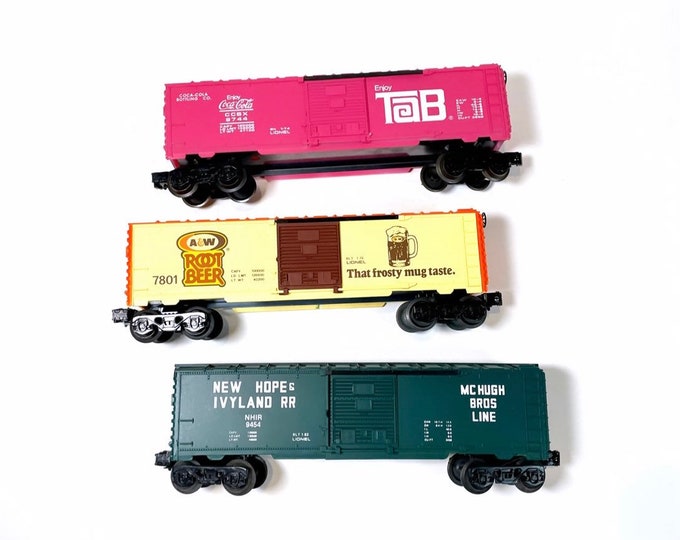 Vintage LIONEL Train Boxcars Pick Anytb Cocacola A&W Root Etsy