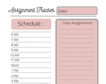 Assignment Tracker