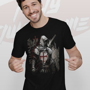Crusader. Camiseta hombre algodón orgánico