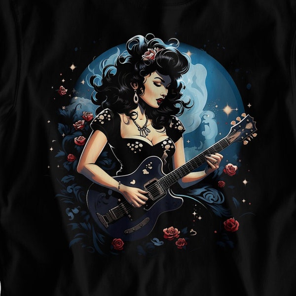 Rockabilly Pin Up - Rockin' Beauty - Design Shirt - Fair Trade - High Quality