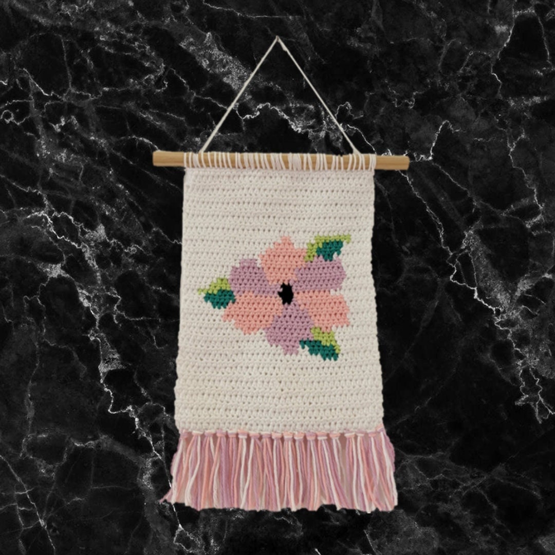 Tapestry Crochet Flower PDF Pattern Etsy