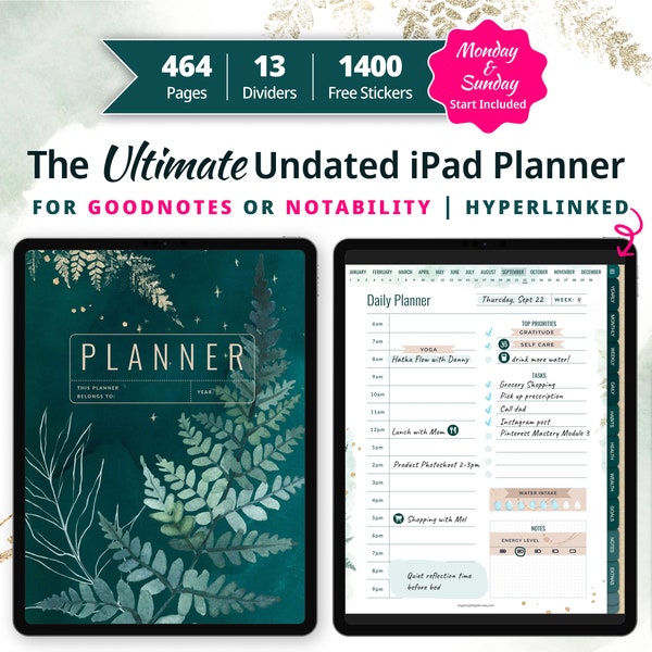 iPad Mini Planner Etsy