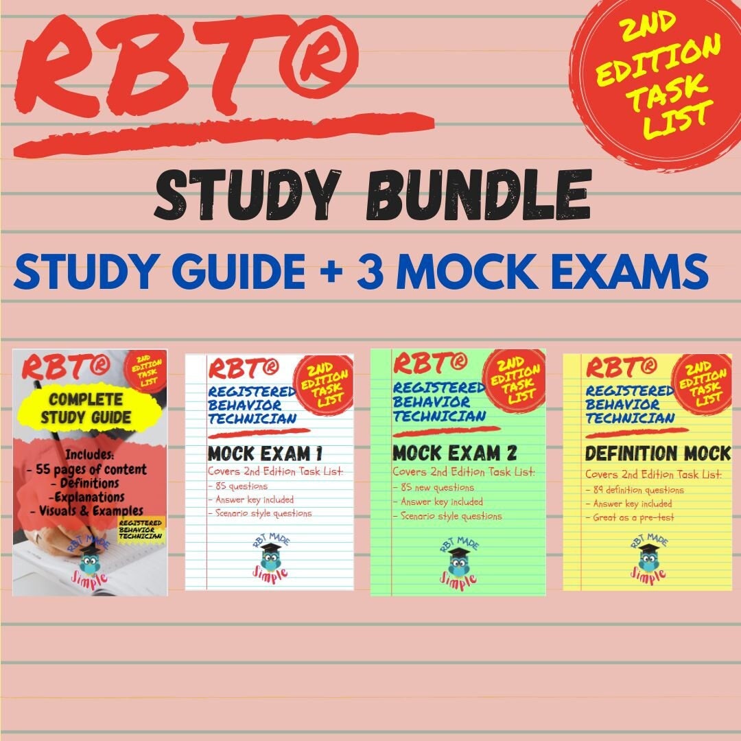 RBT Study Guide and Mock Exams 3 RBT Mock Exams Study Guide 2nd Edition