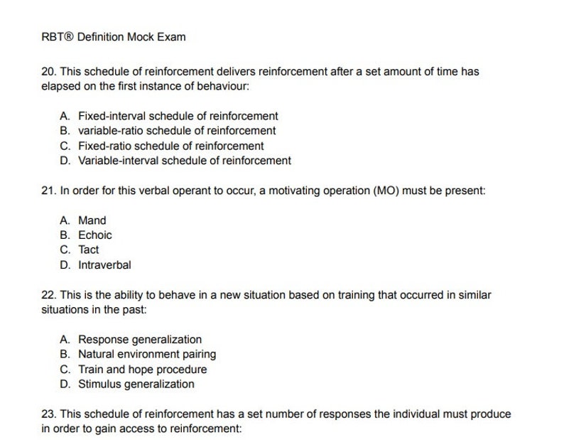 Rbt Mock Exam 2025 Free Clair Demeter