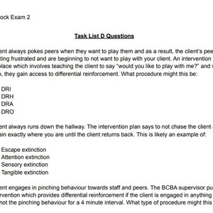 Registered Behavior Technician Mock Exam 2 | RBT Mock Exam 2 | 85 ...