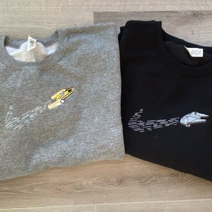 Embroidered Star Wars Starship Crewnecks II