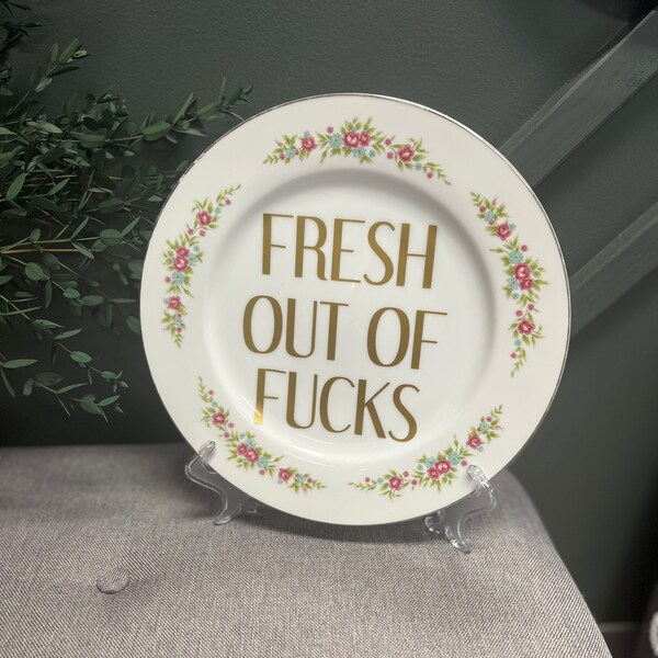 Offensive Plates Etsy