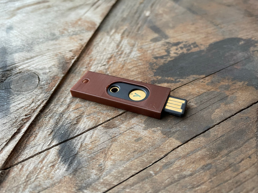 Yubikey 5 NFC Slideout Case/keychain Etsy