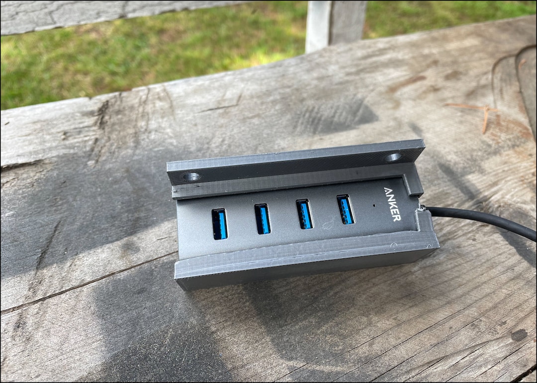 Buy Anker Port USB C Hub 3D Printed Mount for Your Desk or Wall Online in  India