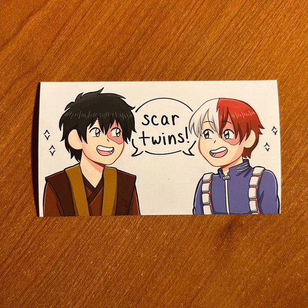 Scar Twins Sticker