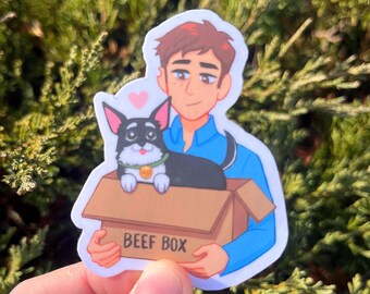 Dispatch Robert Robertson & Beef Sticker – Handmade Laptop Decal