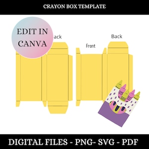 Crayon Box Template Blank Editable Canva Template Crayon Box Template Crayon Box Template Blank Editable Canva Template Crayon Box Template