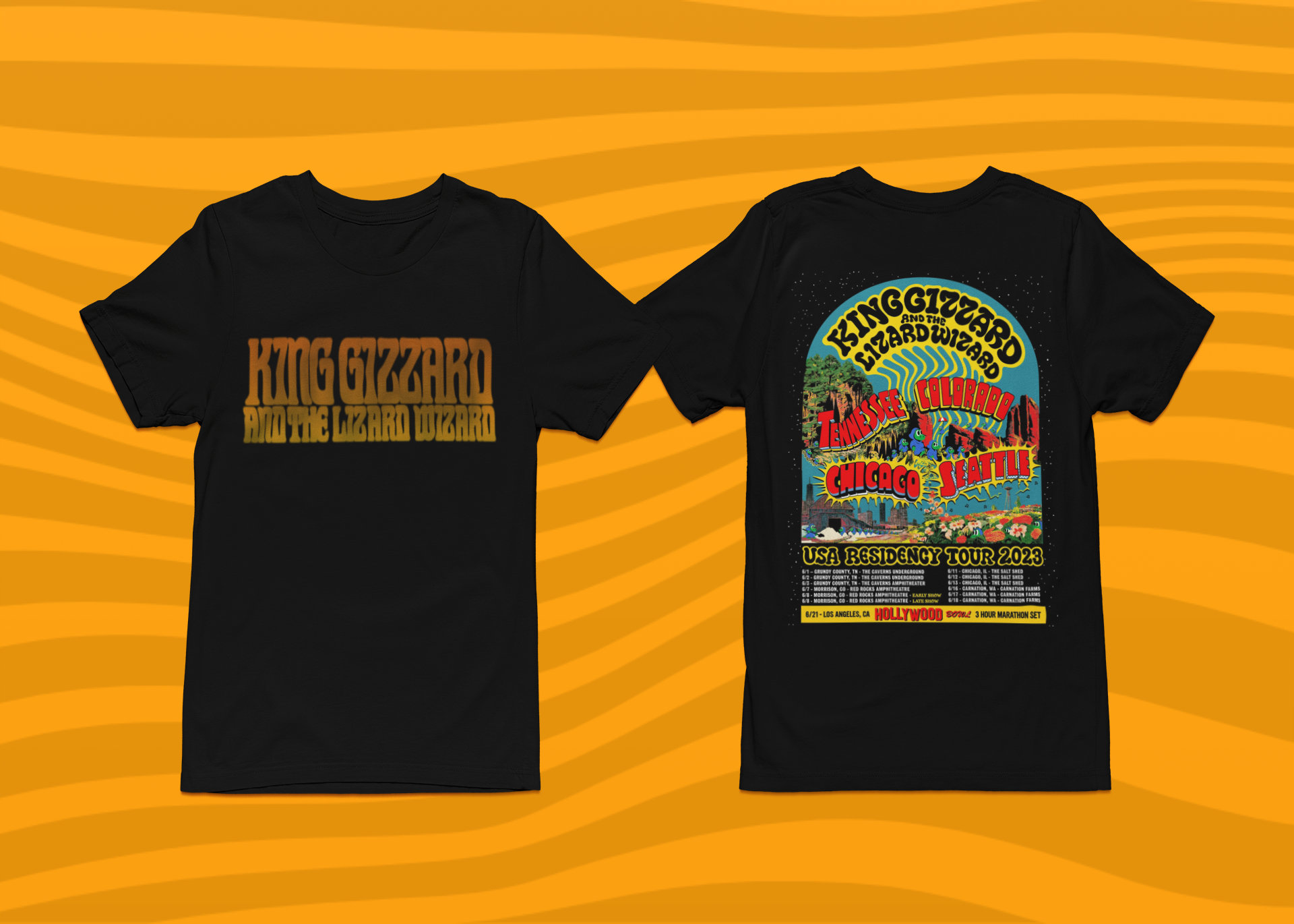 King Gizzard And The Lizard Wizard Shirt, Tour 2023 Shirt