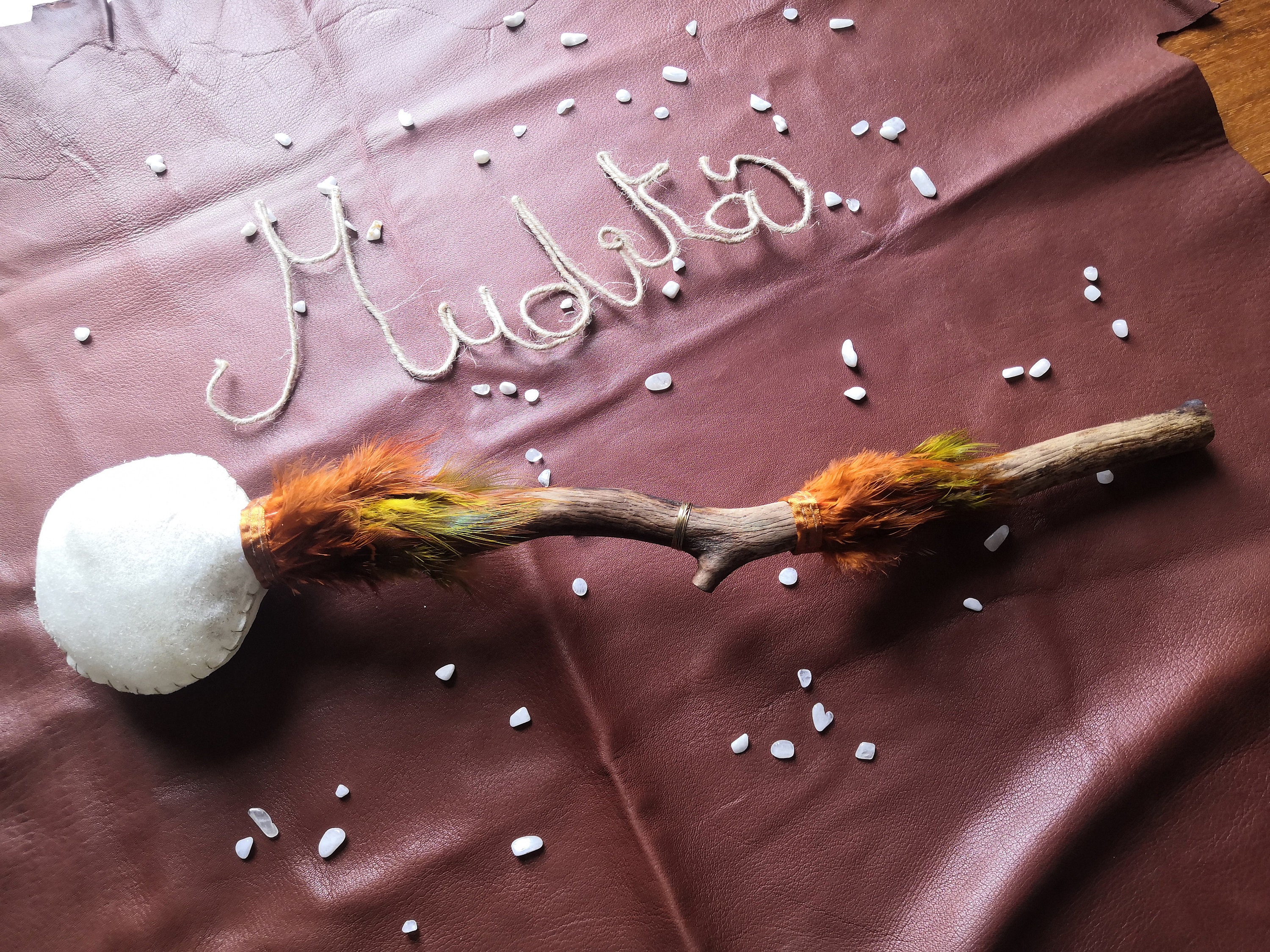 Hochet Chamanique Série Éléments Feu