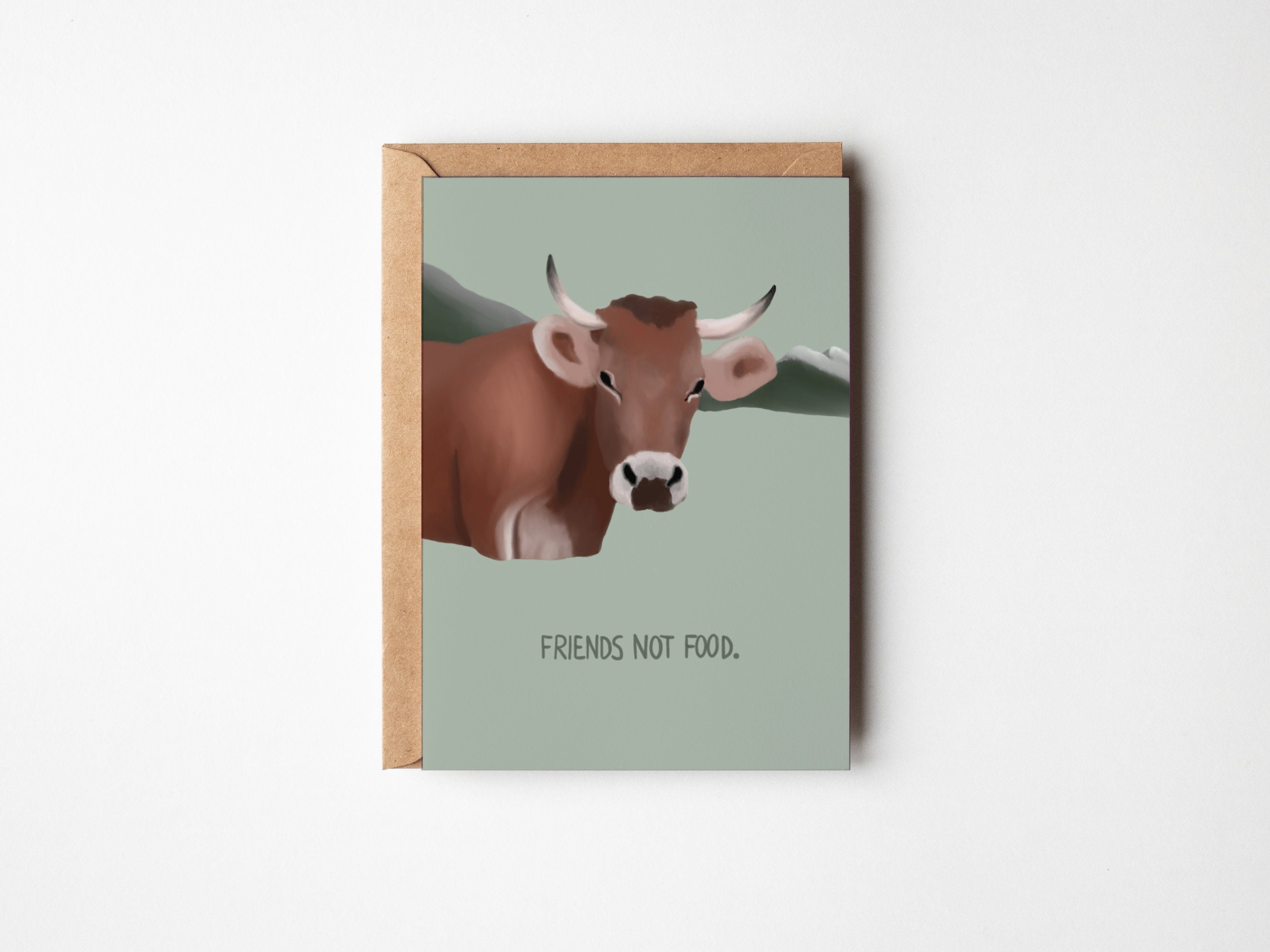 NEUGIERIGE KUH lustige Postkarte Tierpostkarte Ansichtskarte Grusskarte Kühe Bauernhof Tiere für Sammler oder Postcrossing von Edition Colibri 11082 