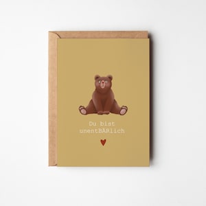 Postkarte Bär, A6