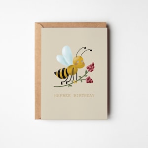 Postkarte Biene, A6
