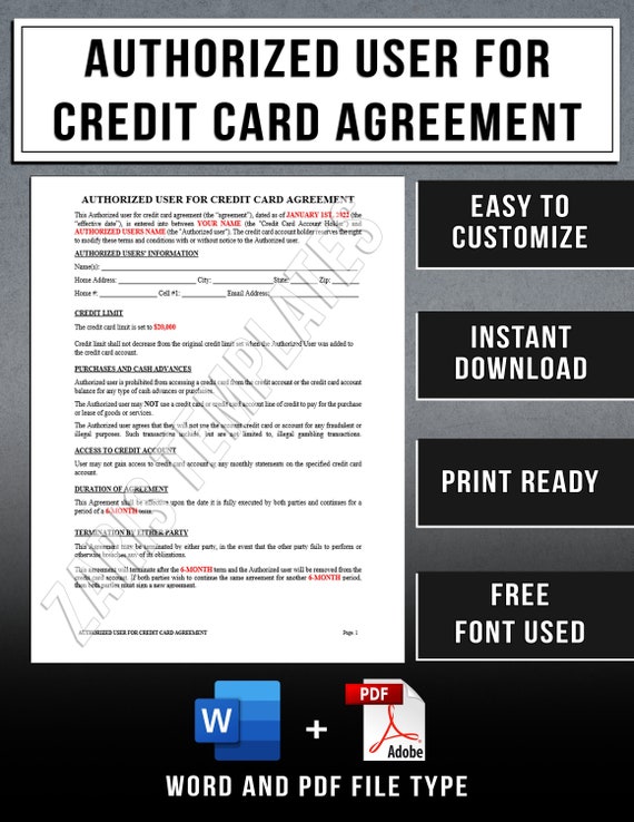 Corporate Credit Card Agreement Template Corporate Credit Card Agreement Template