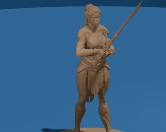 Lae'zel from Baldurs Gate 3 Figure