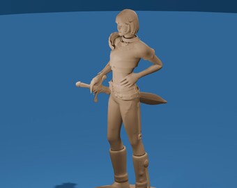 Elowen die Kriegerin / Kämpferin Figur