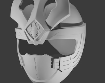 Crimson Thunder and Navy Thunder Hybrid Power Ranger Helmet Digital File (Resin Printer Only)