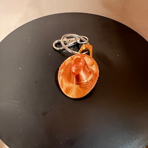 Cowboy hat keychain / Western Keychain