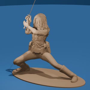 Nowoczesny model ninja / figurka kobiety wojownika NSFW STL File