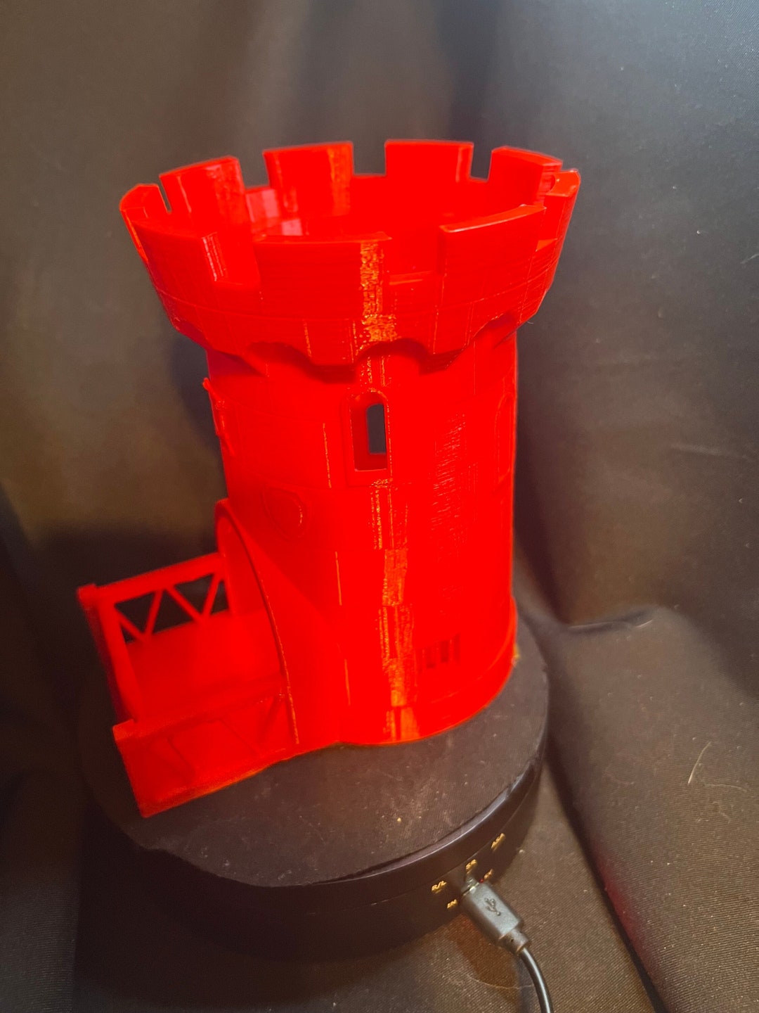 Dungeons and Dragons Dice Tower Round Etsy