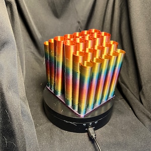 Tubular 30 section Brush and Pencil Holder