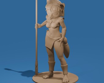Krystal Fox Mage STL File
