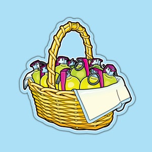 Grenade Basket Vinyl Sticker