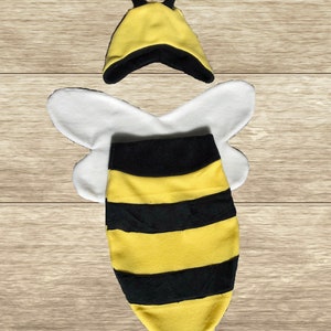 Bumble Bee Halloween costume, cute Halloween costume for baby, warm bumble bee outfit for baby
