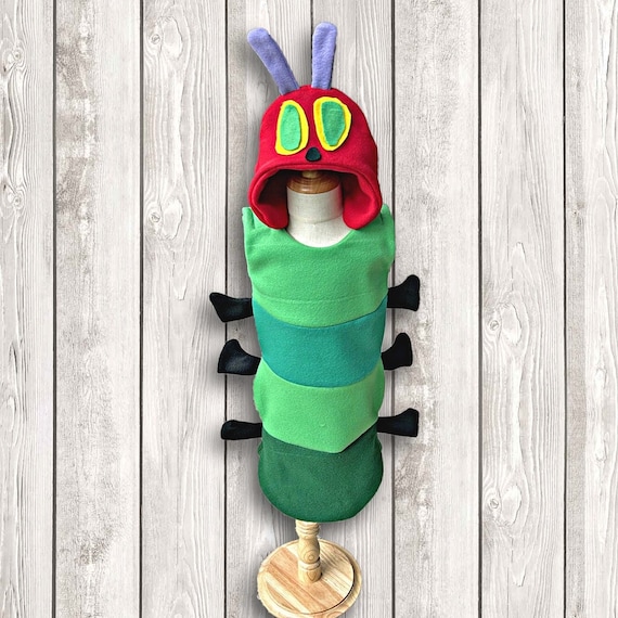 Child caterpillar costume, toddler Halloween costume, infant boy costume, storybook costume