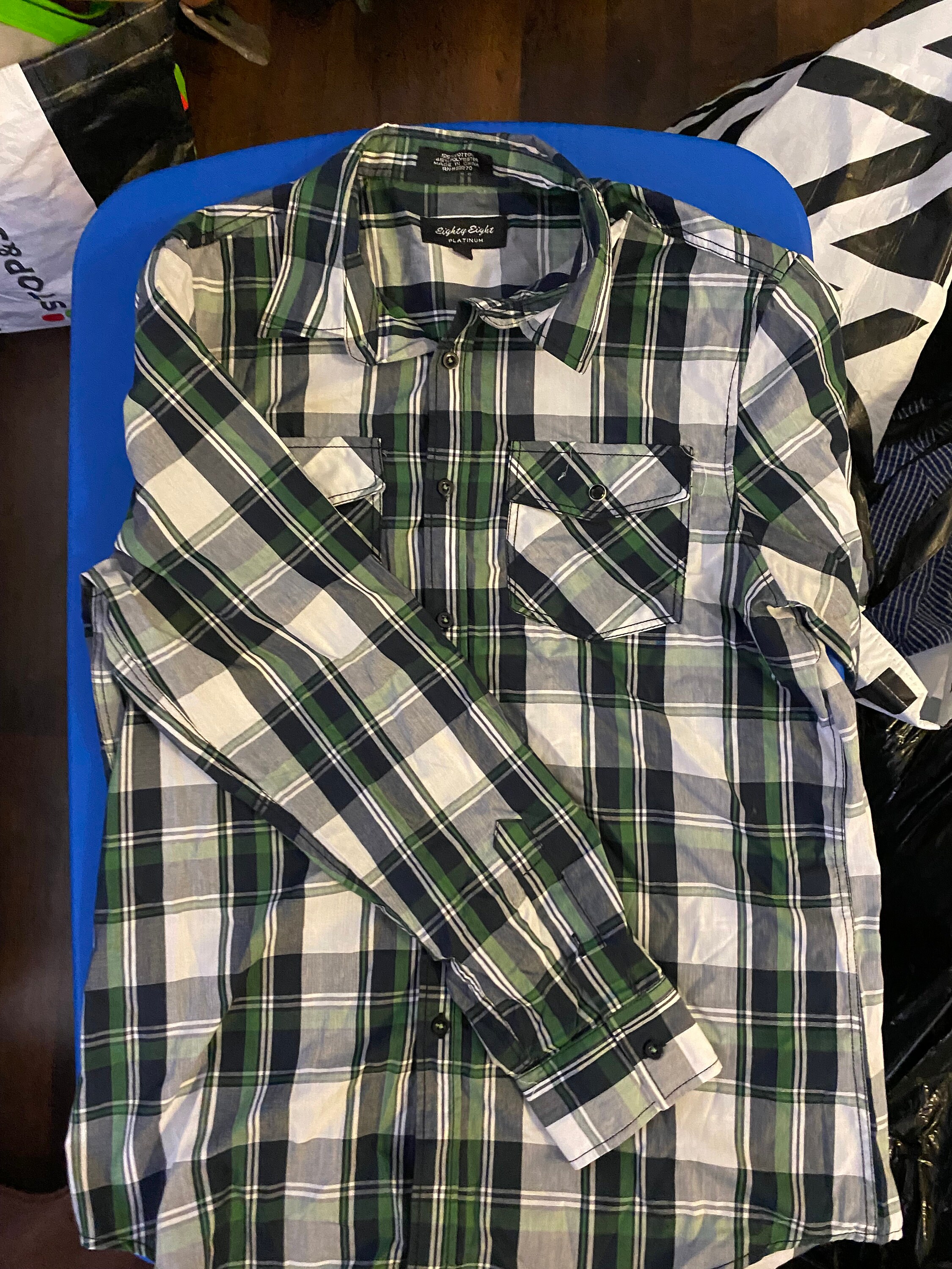 Eighty Eight Platinum Men Button Down 