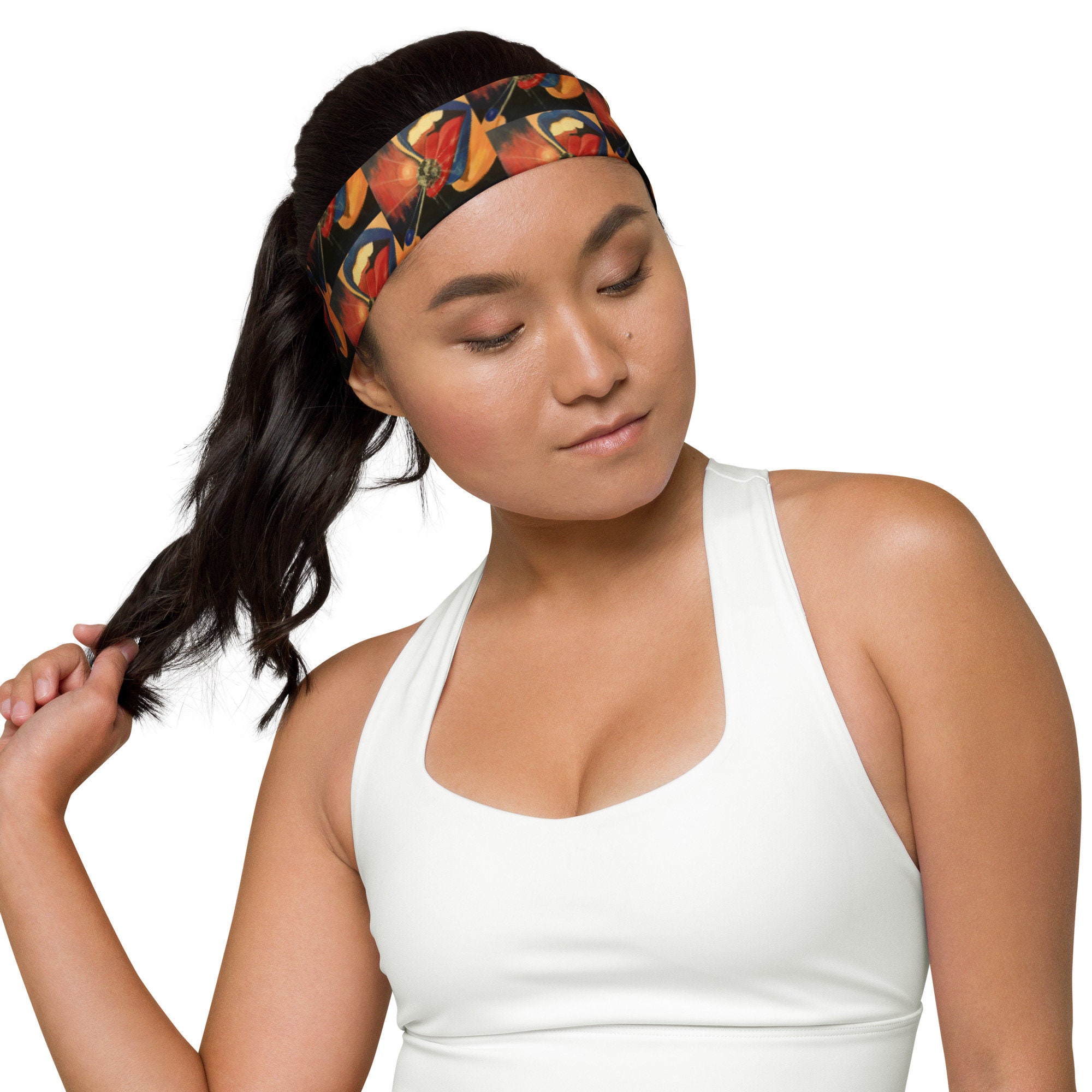 Maximalist Headband Bundle Garden Bouquet Wide Twist Headbands 2pc Set – KITSCH main image 4
