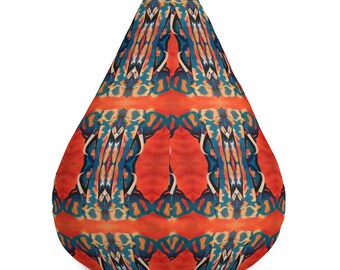 Ellie The Blue Elephant Bean Bag Chair Cover