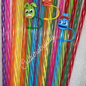 Kleurrijk Swirl Stro