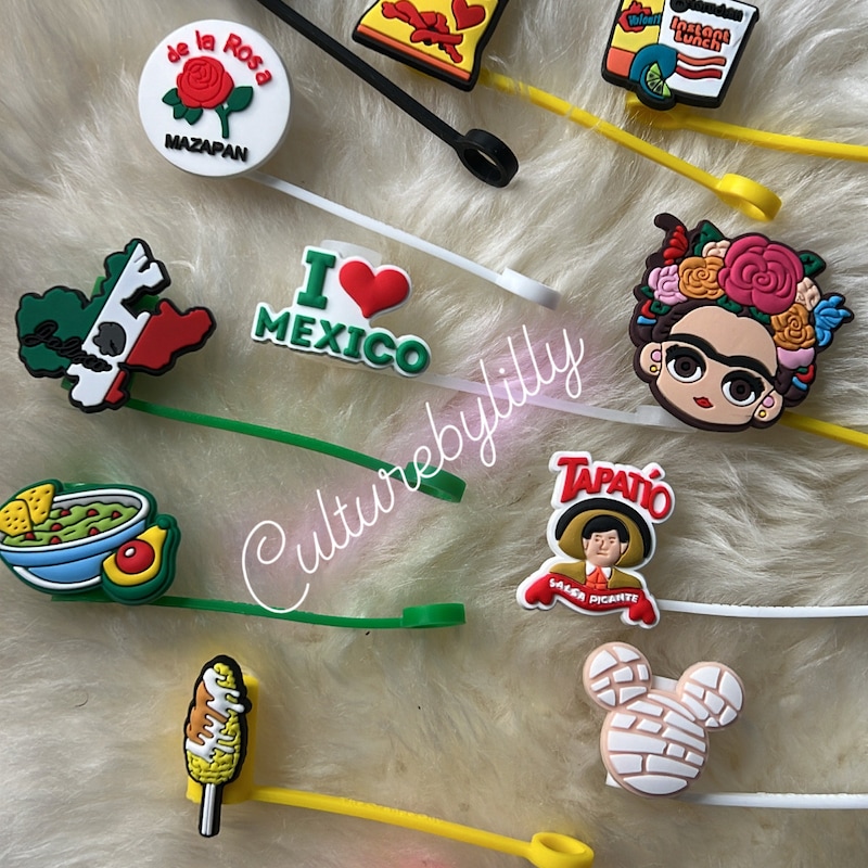 Mexico Straw Covers - Etsy