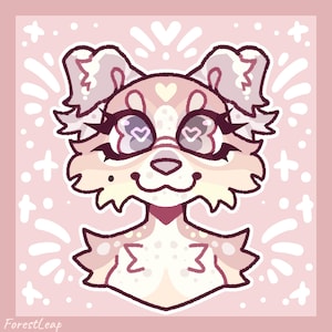 CLOSED Cheap MINI Furry Busts! Fursona Icon for pfp image 3