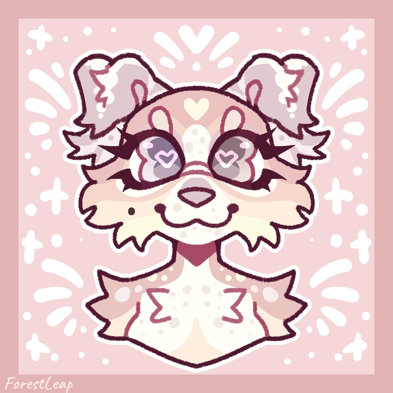 CLOSED Cheap MINI Furry Busts! Fursona Icon for pfp image 3