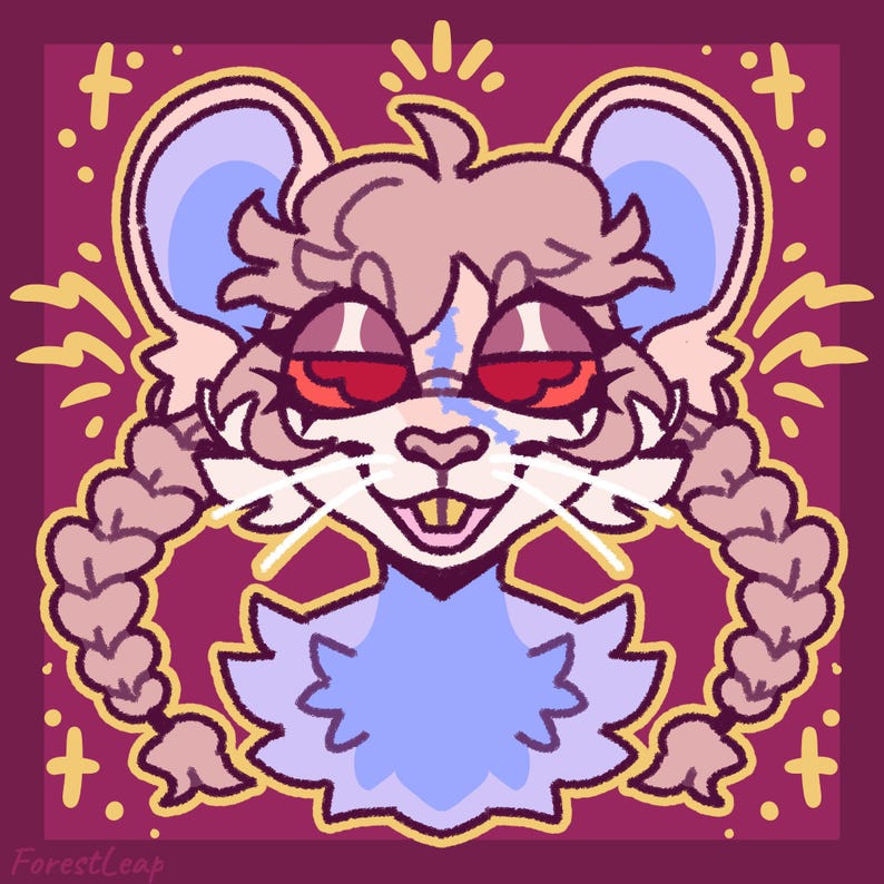 CLOSED Cheap MINI Furry Busts! Fursona Icon for pfp image 9