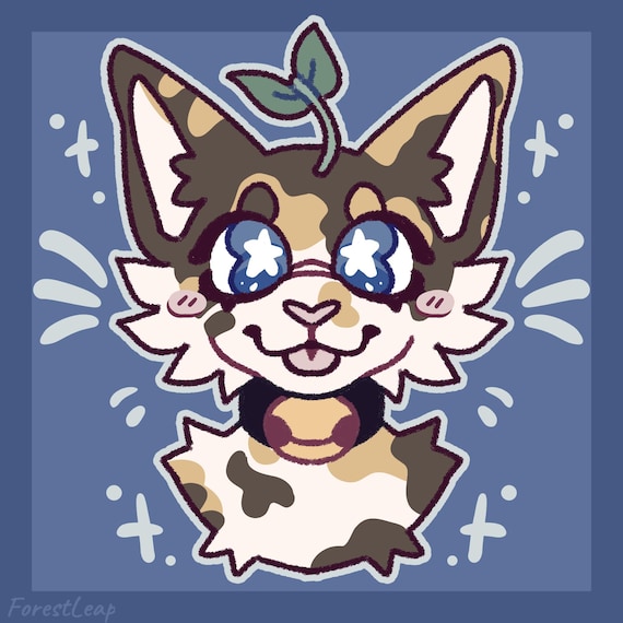 Cheap MINI Furry Busts! Fursona Icon for pfp