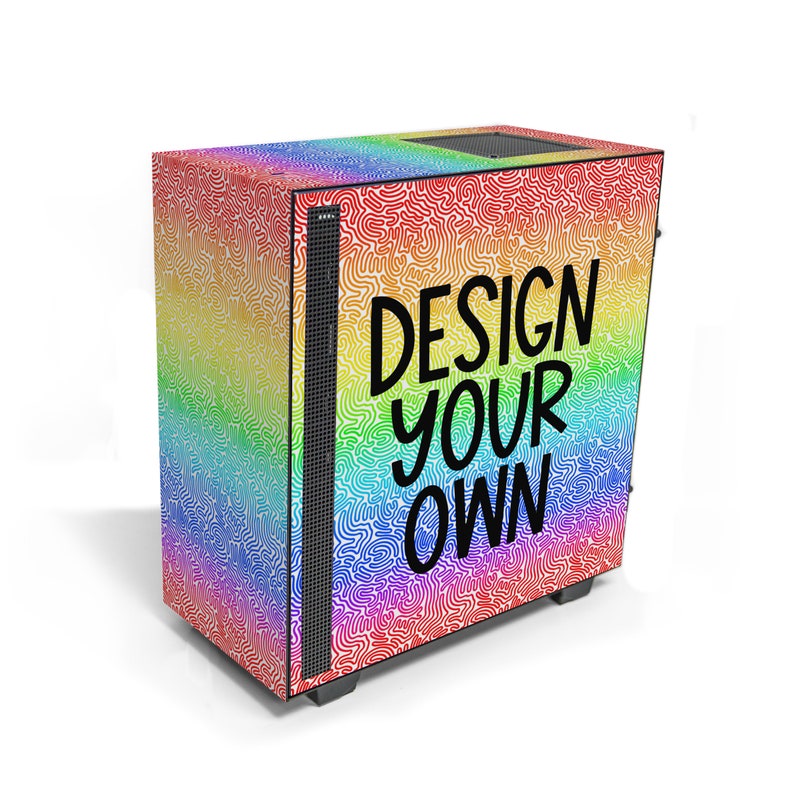 Design Your Own NZXT H510 Elite Flow PC Case Skin | Custom Computer Case Skin Decal | Custom Fit, Custom Design, Best Selling Skin Pattern 