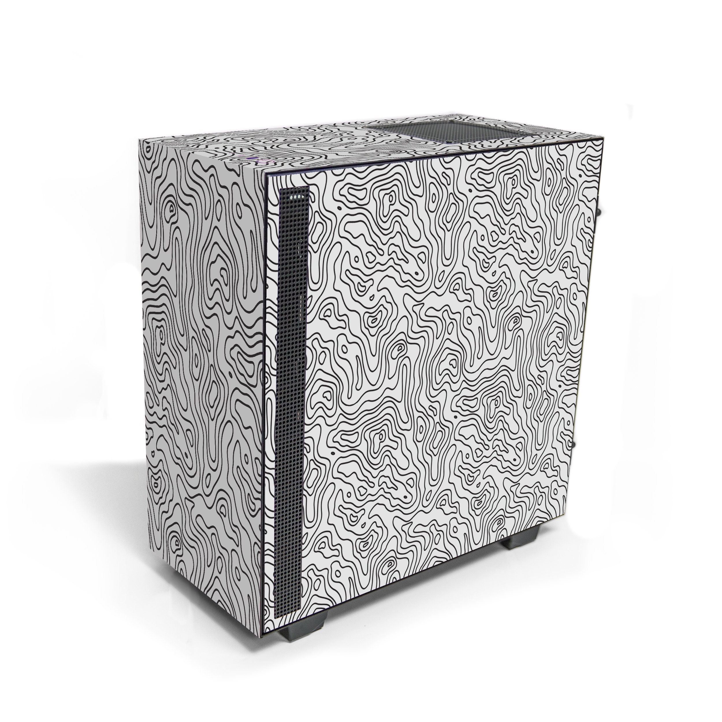 Black Topo NZXT H510 PC Case Skin Custom Computer Case Skin Etsy Canada