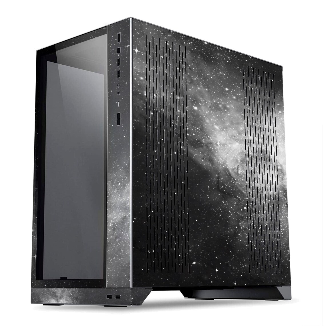 B/W Galaxy Lian Li O11D XL PC Case Skin Custom Computer Case Skin Decal