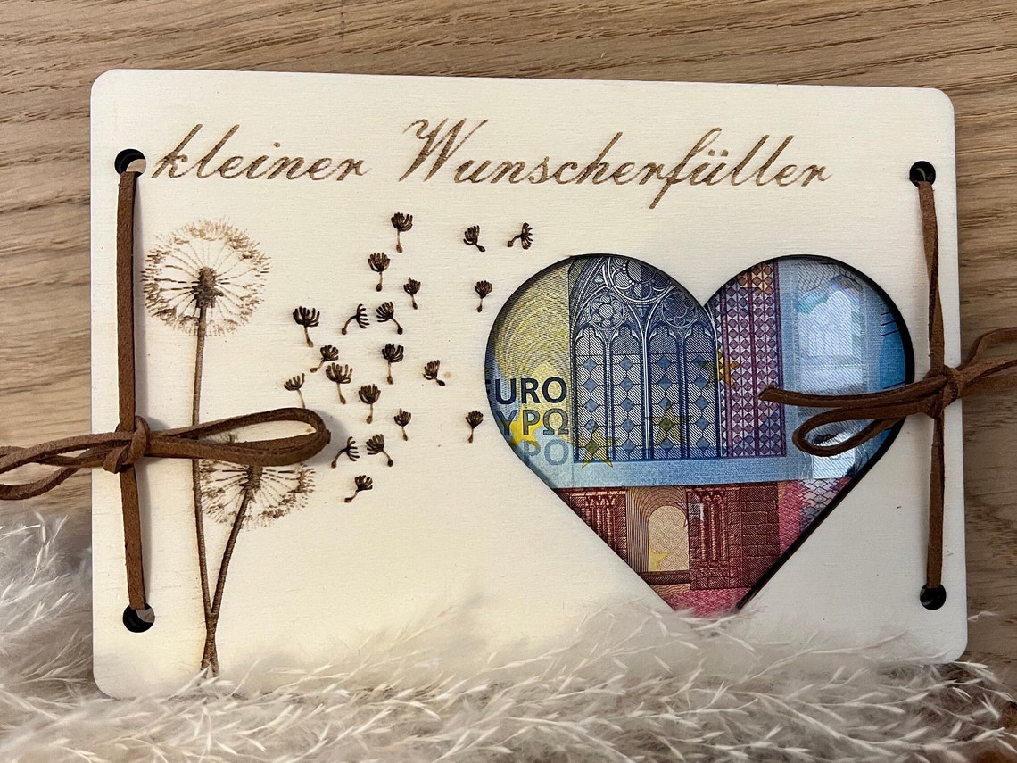 XFSRG Taufgeschenk Box - Mit Glasröhrchen & Pusteblumen-Motiv