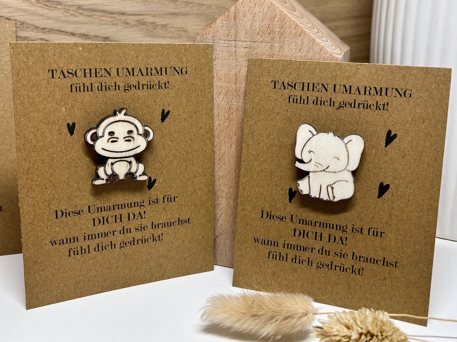 Gleevara Glücksschweinchen - Pocket Hug Motivationsgeschenk Für Prüfungen