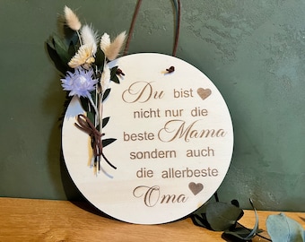 Geschenk für Mama |Muttertag |Geburtstag | Geschenkidee mit Trockenblumen